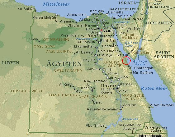 Landkarte �gypten